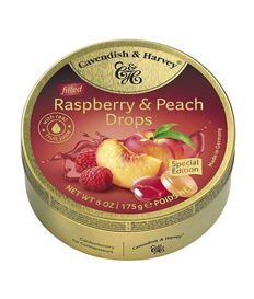 Raspberry & Peach Drops