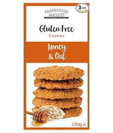 Gluten Free - Honey & Oat Cookies