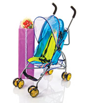 Blue Baby Stroller