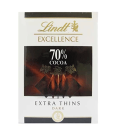 Lindt Excellence Thins Dark Chocolate