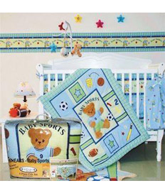 Crib Set - Baby Sports