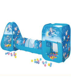 2 Play House & Tunnel + 100pcs Balls