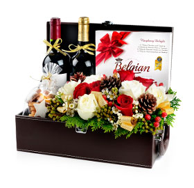 Wine hamper: The Jolly Christmas