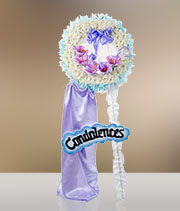 Condolence Wreath: Utmost Sympathy