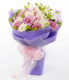Flower Hand Bouquet: Beauty Within
