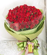 99 Roses Bouquet: Deepest Affection