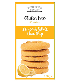Gluten Free - Lemon & White Choc Chip Cookies
